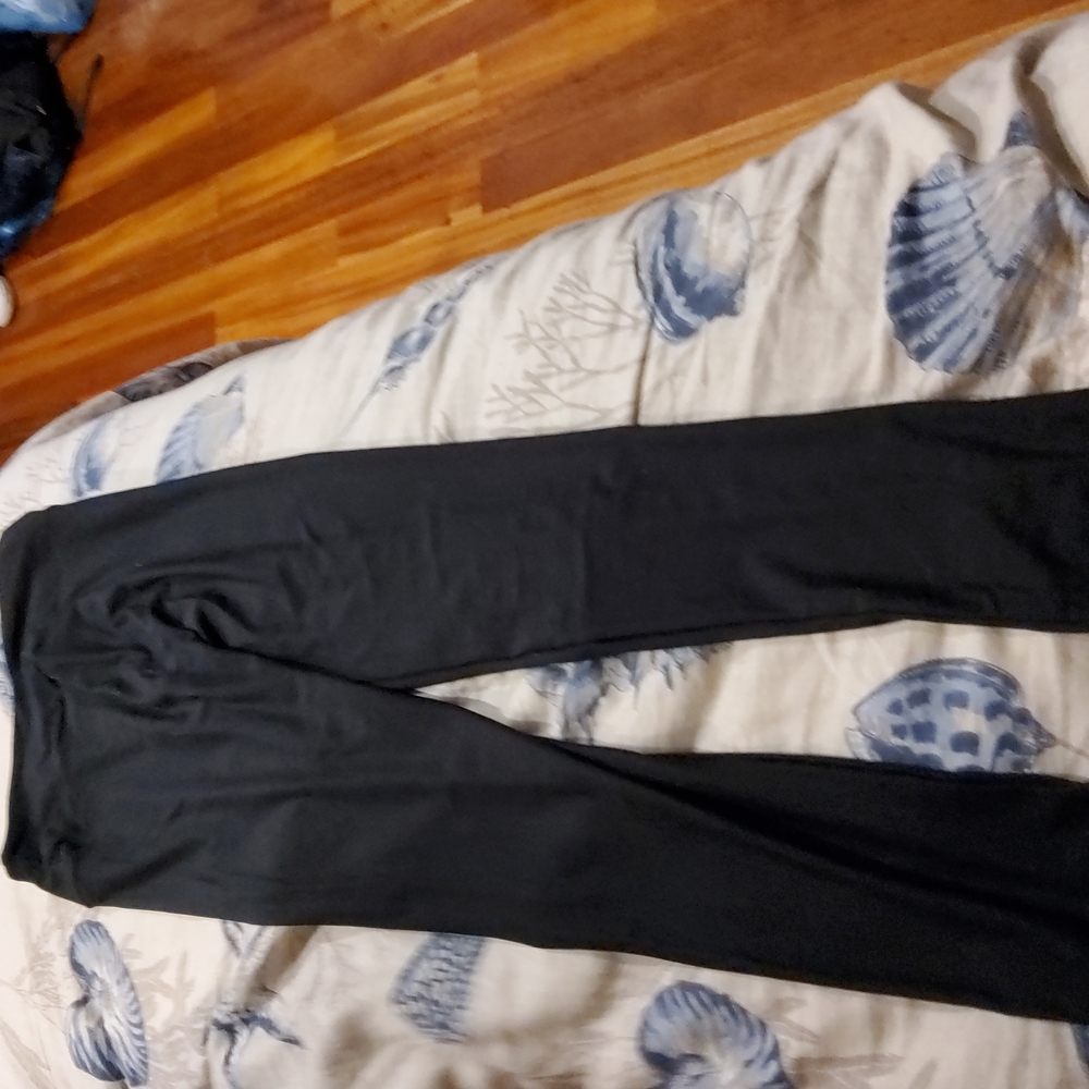 Black lula roe one size leggings